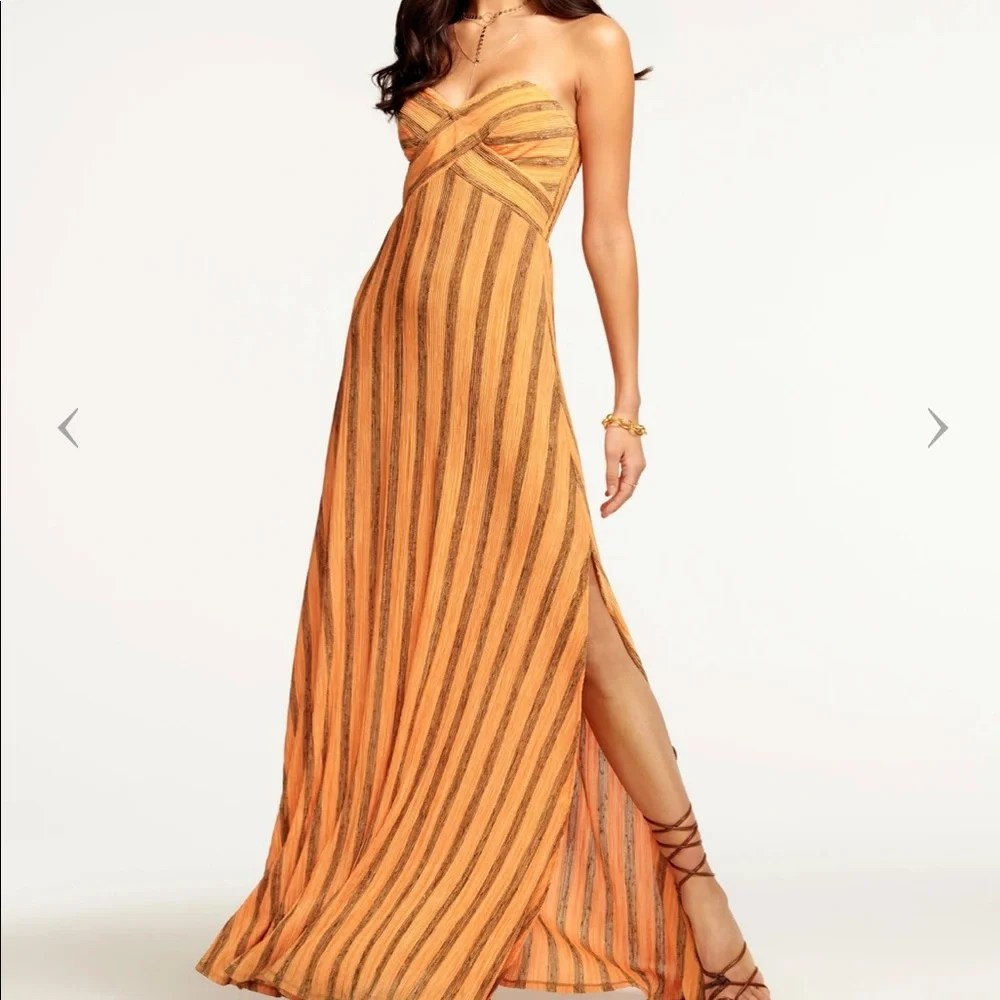 Ramy Brook Faretta Strapless Maxi Dress - Picture 1 of 4